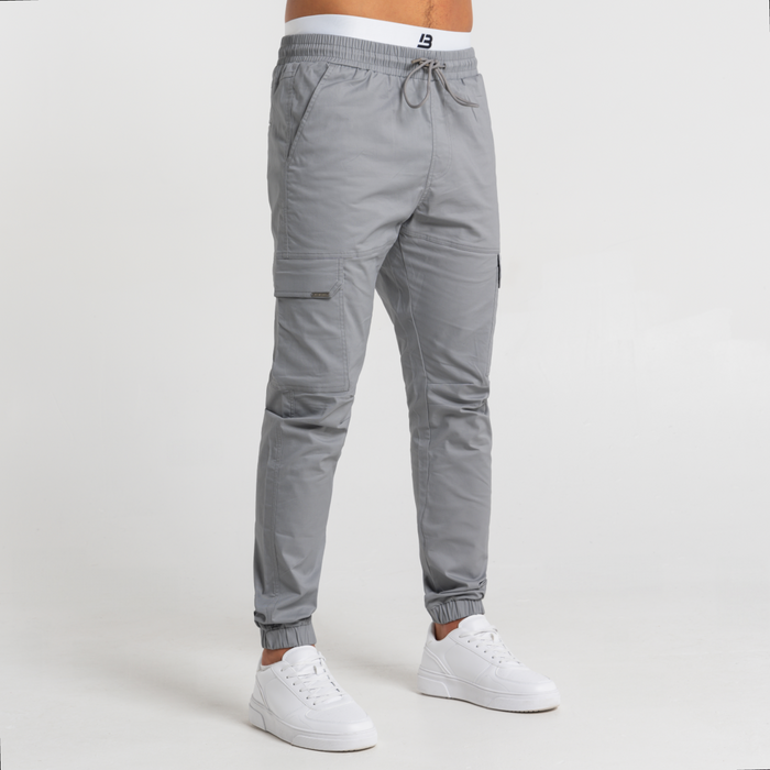 Rivero Cargo Pants - Light Grey