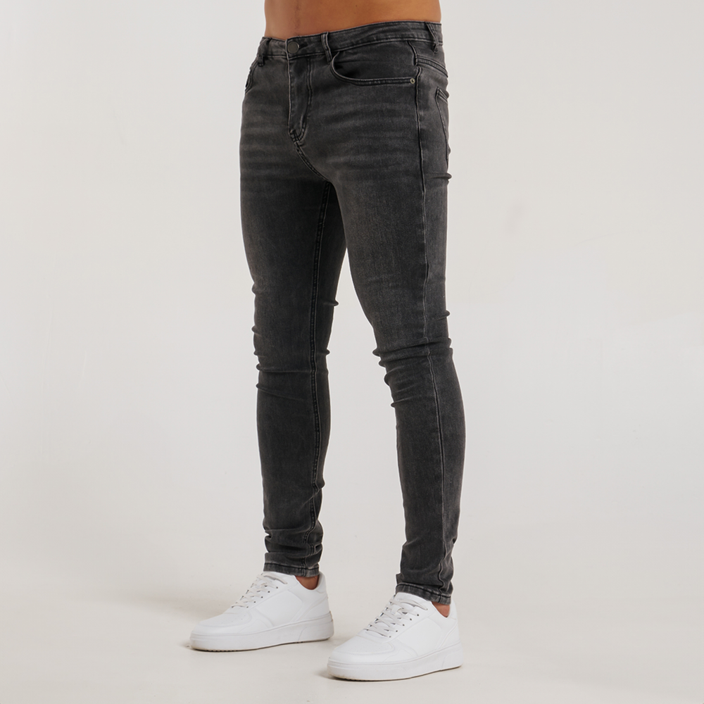 Serrano Slim Fit Jeans - Washed Black