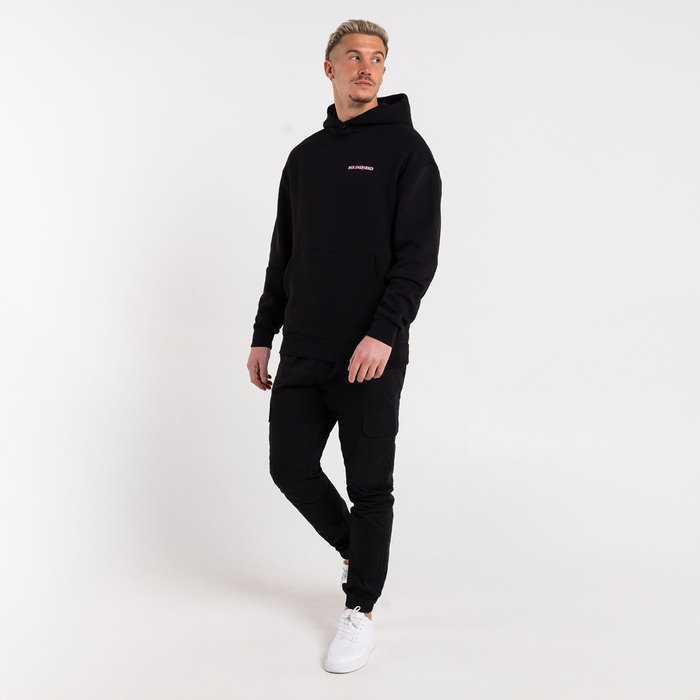 Stach Hoodie - Black/Pink