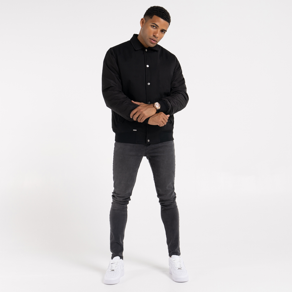 Vicente Bomber Jacket - Black